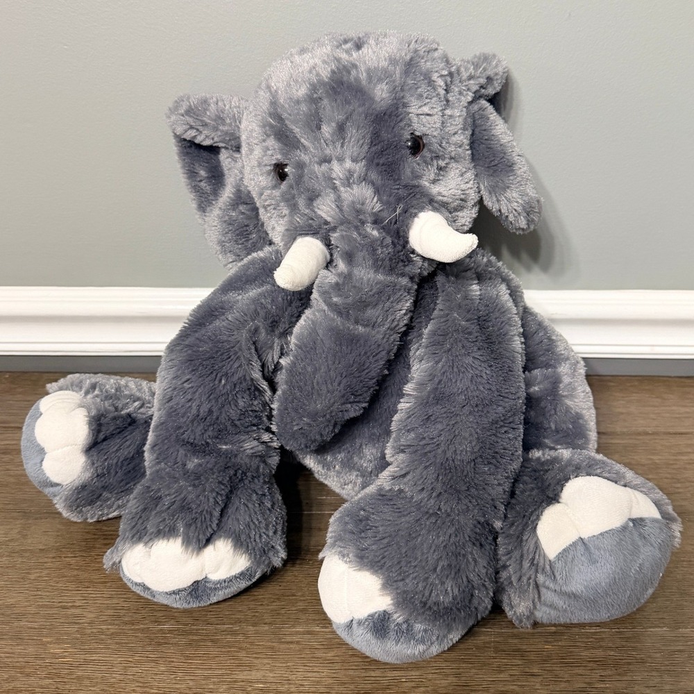 Vintage Toys R Us Gray Elephant Plush